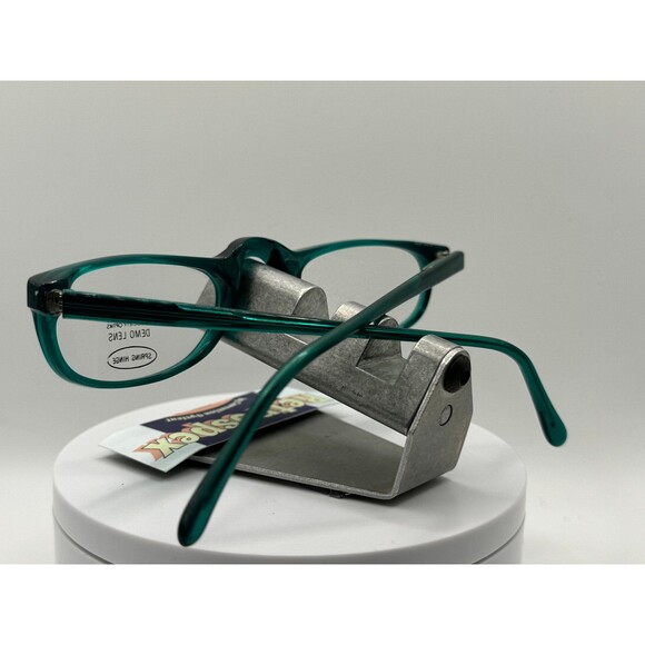 True Vintage Eyeglasses NOS Half Eye/Reader Original Demo Lens Dimensions Green - Picture 7 of 10